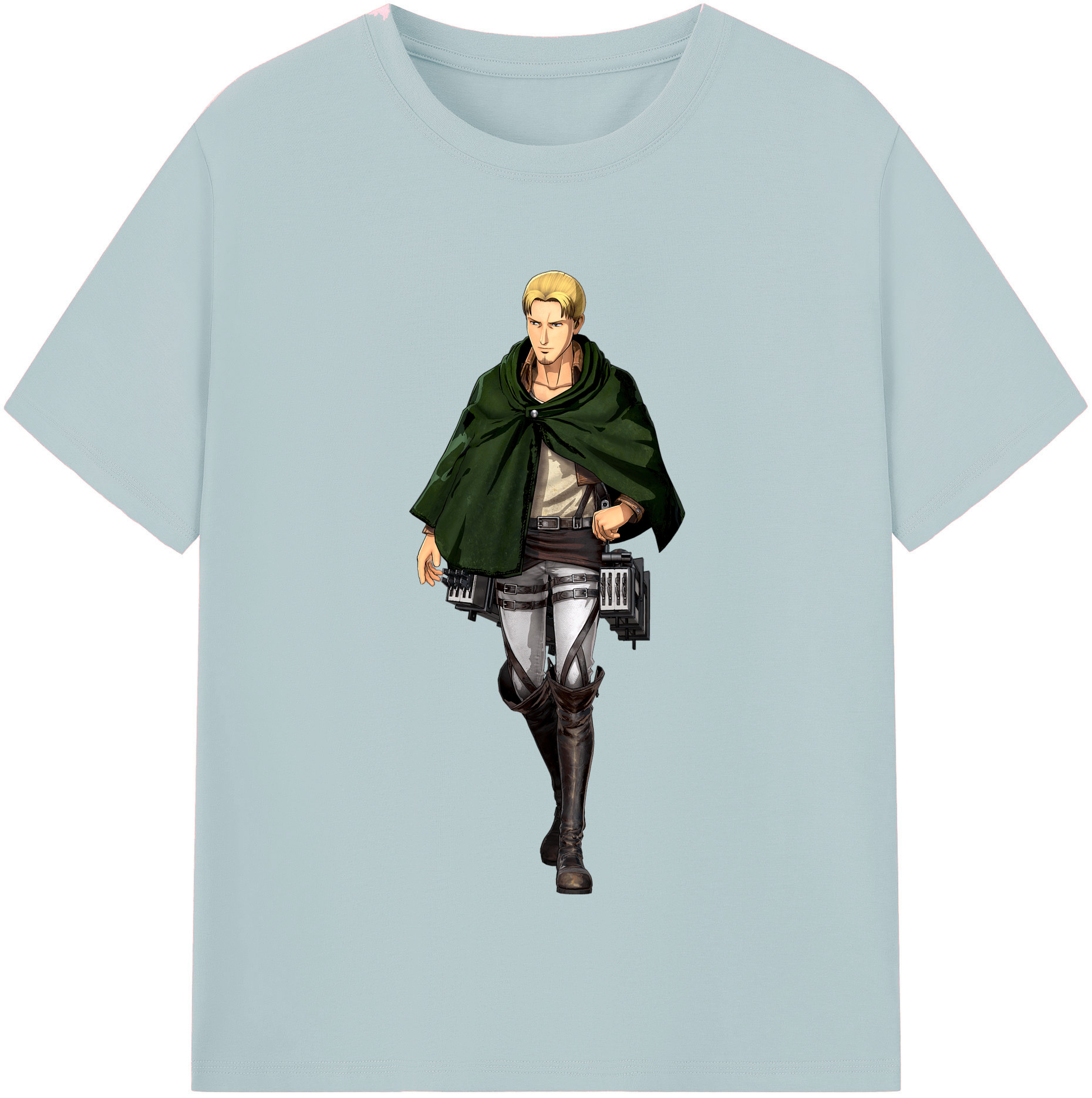 （画像用） 進撃の巨人 Attack on Titan 綿100％半袖Tシャツ（フロントプリント）